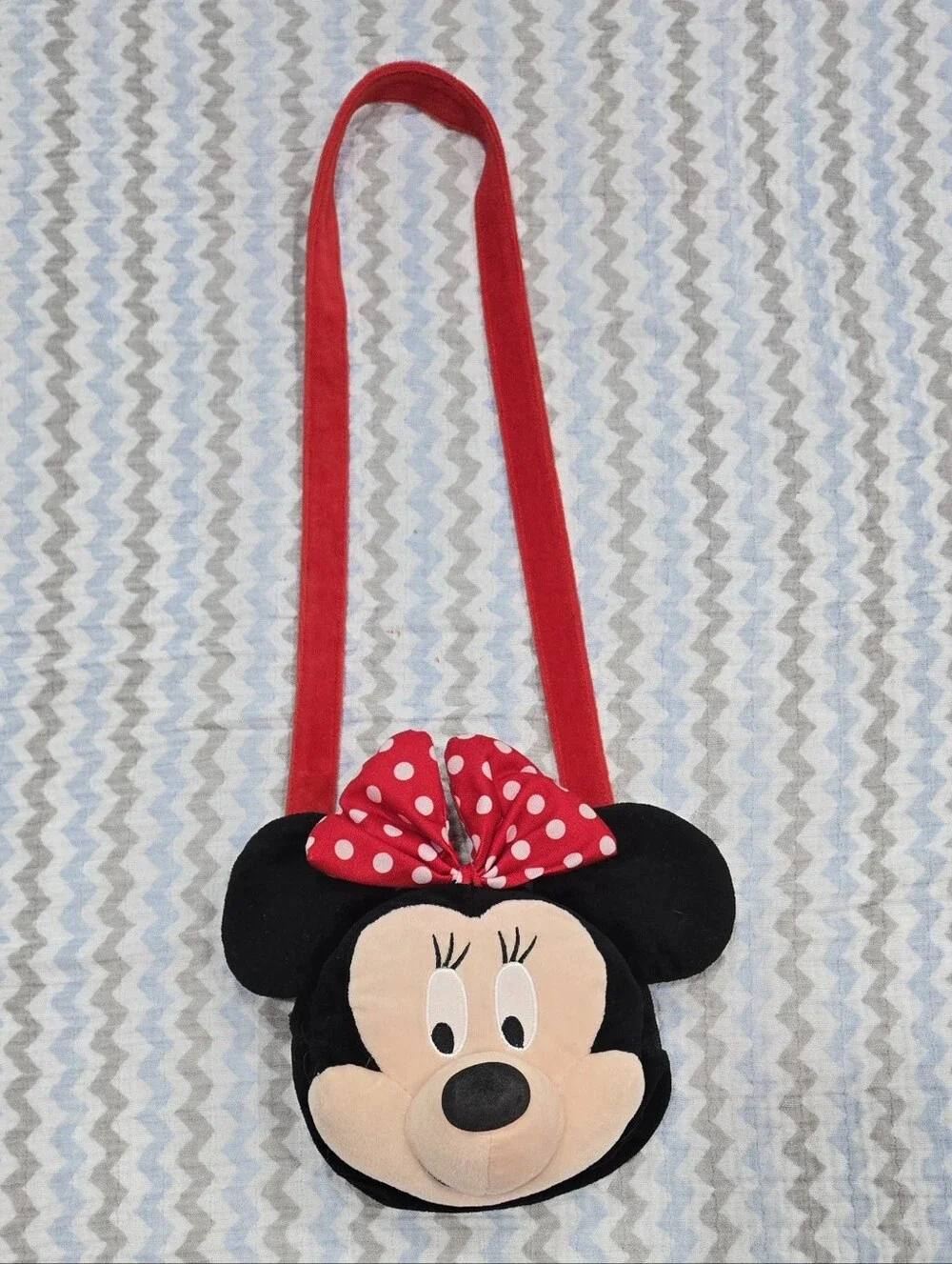 Minnie Mouse Plush Crossbody Purse